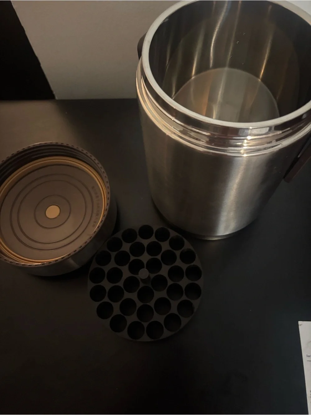 Stainless Steel Tumbler with Black Silicone Insert